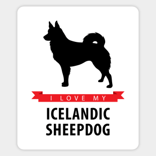 I Love My Icelandic Sheepdog Magnet